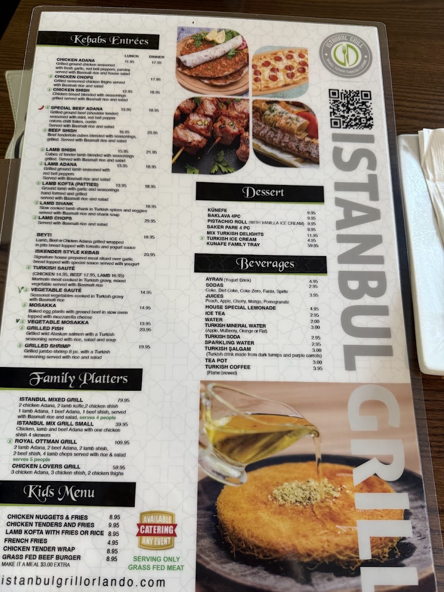 Menu Istanbul Grill-3