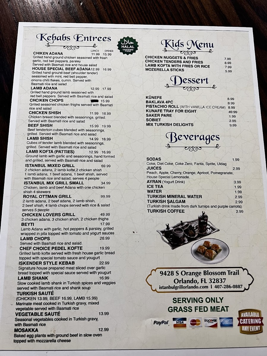 Menu Istanbul Grill-7